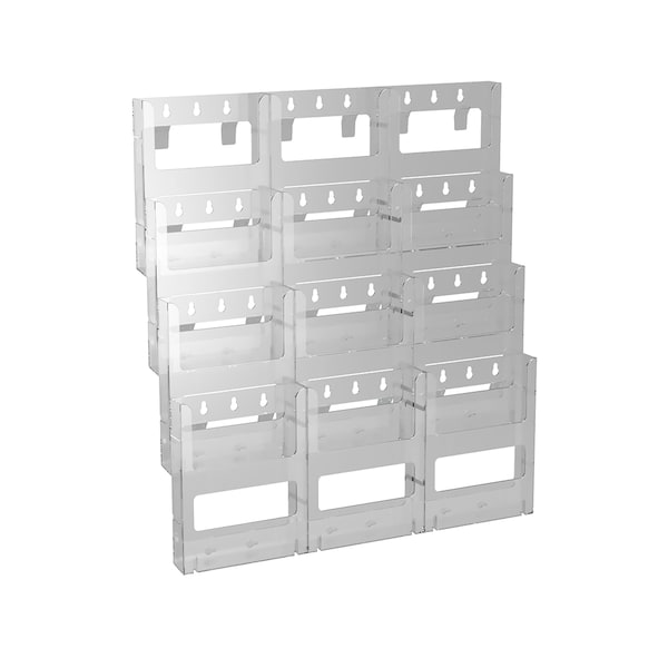 12-Pocket Bifold Wall Mount